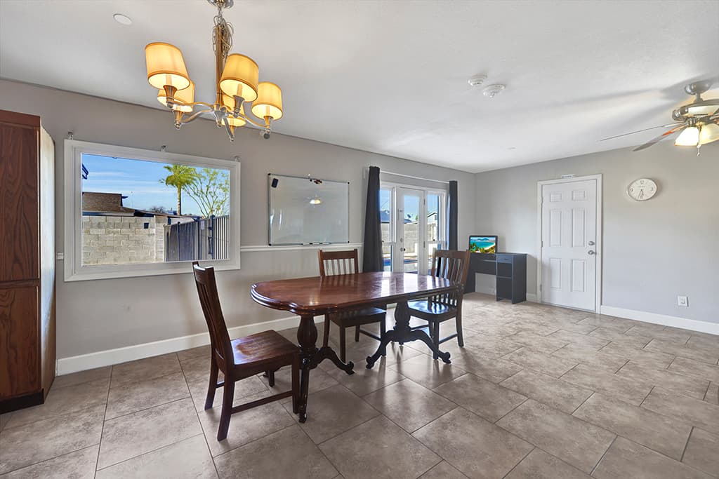 Spacious living room with comfortable seating