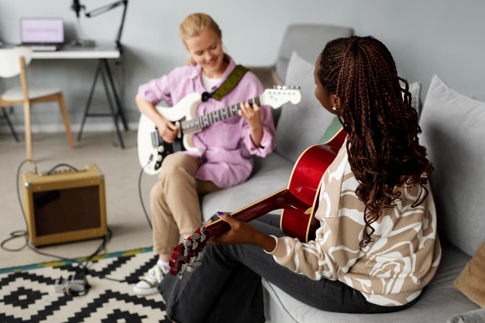 Music therapy session